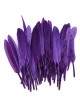 Generic 50pcs Teñido Pluma De Ganso 4-6in Púrpura Dyed Goose Feather - Envío Gratuito