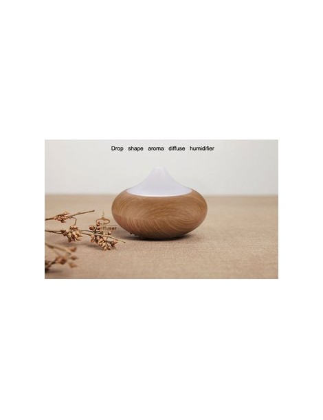 Humidificador de aire Ultrasonic Aroma Diffuser -marrón claro US PLUG - Envío Gratuito
