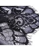 Generic 3 Yard 19cm Amplia Negro Pestaña Encaje Recorte DIY Applique De Coser Costura - Envío Gratuito