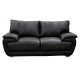 Love Seat Moderno Tokio Fabou Muebles - Negro - Envío Gratuito