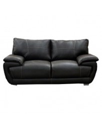 Love Seat Moderno Tokio Fabou Muebles - Negro - Envío Gratuito