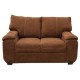 Love Seat Moderno Berlin Fabou Muebles - Cocoa - Envío Gratuito