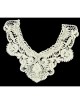 Generic Beige Algodón Collar De Encaje Flor Escote Costura bordado Apliques Estilo 02 - Envío Gratuito