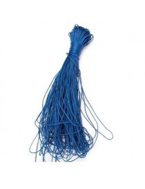 Generic 45 Metros De Cordón De Algodón Encerado Cadena De 1 Mm - Blue - Envío Gratuito