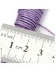 Generic 45 Metros De Cordón De Algodón Encerado Cadena De 1 Mm - Lavender - Envío Gratuito