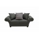 Love Seat Gray Fabou - Gris Oxford, Capitonado, Moderno, Minimalista - Envío Gratuito