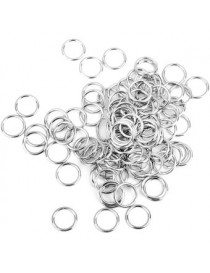 MagiDeal Lencería Hierro Anillos Circulares Sujetador De Costura Ajustable Hebillas 100pcs 10mm Plateado - Envío Gratuito