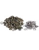 Generic 100 Sets Redondos Ojetes Ojales 10mm De Latón Antiguo Round Eyelets Grommets - Envío Gratuito