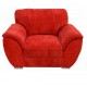 Sillon Moderno Pekin Fabou Muebles - Rojo - Envío Gratuito