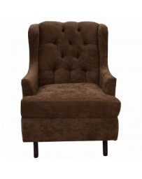 Sillon Capitonado Hesper Fabou Muebles Café - Envío Gratuito