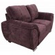 Love Seat Moderno Pekin Fabou Muebles Purpura - Envío Gratuito