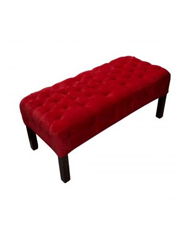 Banca Acantha Capitonada Fabou Muebles - Rojo - Envío Gratuito