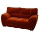 Love Seat Moderno Pekin Fabou Muebles - Brick - Envío Gratuito