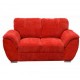 Love Seat Moderno Pekin Fabou Muebles - Rojo - Envío Gratuito