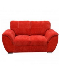 Love Seat Moderno Pekin Fabou Muebles - Rojo - Envío Gratuito