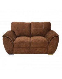 Love Seat Moderno Pekin Fabou Muebles - Cocoa - Envío Gratuito