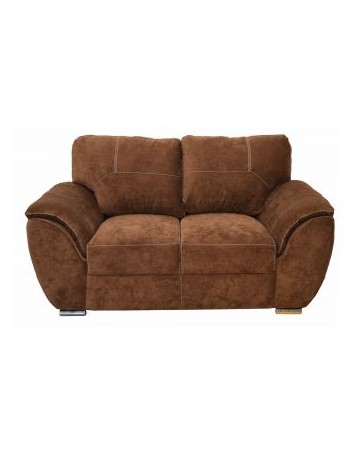 Love Seat Moderno Pekin Fabou Muebles - Cocoa - Envío Gratuito