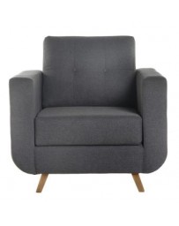 Sillón Keiä Individual Modelo Kül - Gris Oxford - Envío Gratuito