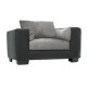 Sillón Trani Curry & Flother -Gris con Negro - Envío Gratuito