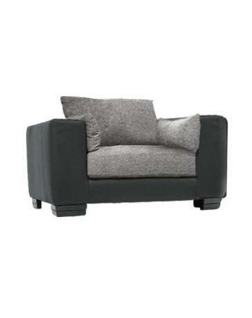 Sillón Trani Curry & Flother -Gris con Negro - Envío Gratuito