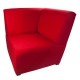 Sillón Esquinero, Vintage Home Designe, Zara, Tapizado en Tela Tipo Lino- Multicolor