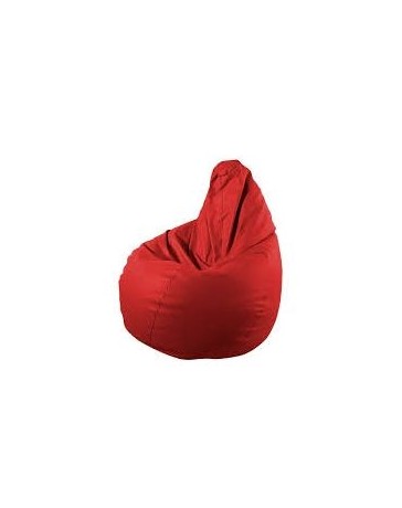 Sillón Puff tipo Pera Puff-1002 Lunics-Rojo - Envío Gratuito