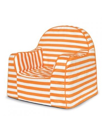 PKFFLROS Sillon de rayas-Naranja - Envío Gratuito