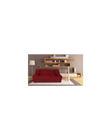 Sofá Cama Futon Liviana 3 Posiciones-Rojo - Envío Gratuito