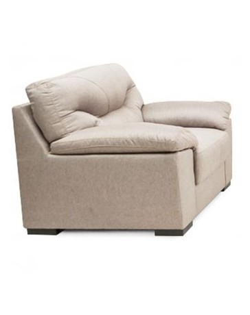 Sillon Medellin Tapizado en Lino Color Beige - Envío Gratuito