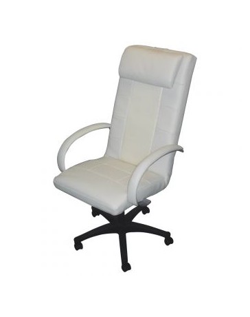 Sillon Ejecutivo para Oficina Masaje Rodillos Vibracion Calor - Blanco - Envío Gratuito