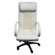 Sillon Ejecutivo para Oficina Masaje Rodillos Vibracion Calor - Blanco - Envío Gratuito