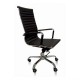 Sillón Directivo en Curpiel Negro Mod. A05 - Envío Gratuito