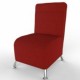 Sillon Turin Desales Turin Sillon-Rojo - Envío Gratuito