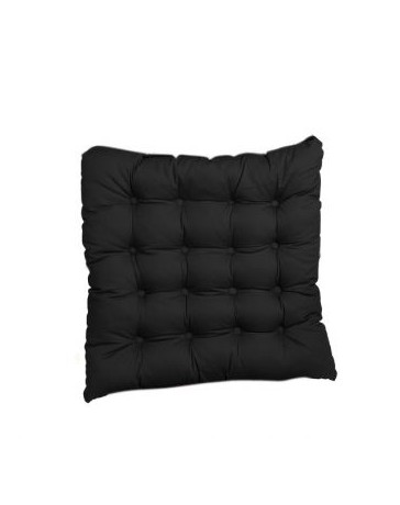 Cojín Silla Algodón Negro Sillón para Decorar Hogar Cocina - Envío Gratuito