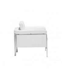 Sillon Individual marca Zuo modelo Singular - blanco / 900161 - Envío Gratuito