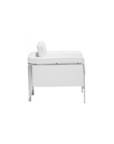 Sillon Individual marca Zuo modelo Singular - blanco / 900161 - Envío Gratuito