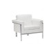 Sillon Individual marca Zuo modelo Singular - blanco / 900161 - Envío Gratuito