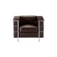 Sillon Individual marca Zuo modelo Fortress con brazos - espresso / 900222 - Envío Gratuito