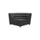 Sillon esquinero individual marca Zuo modelo Soho - negro / 100633 - Envío Gratuito