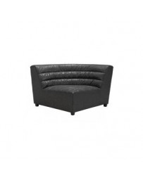 Sillon esquinero individual marca Zuo modelo Soho - negro / 100633 - Envío Gratuito