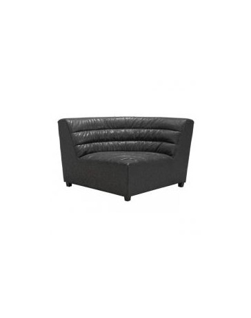 Sillon esquinero individual marca Zuo modelo Soho - negro / 100633 - Envío Gratuito