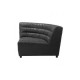 Sillon esquinero individual marca Zuo modelo Soho - negro / 100633 - Envío Gratuito