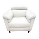 Sillón Camerino Flother - Blanco - Envío Gratuito