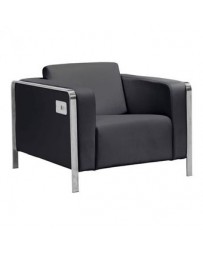 Sillon Individual marca Zuo modelo Thor - negro 100385 - Envío Gratuito