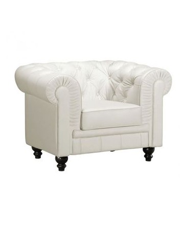 Sillon Individual marca Zuo modelo Aristocrat - blanco 900101 - Envío Gratuito