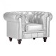 Sillon Individual marca Zuo modelo Aristocrat - plata / 900102 - Envío Gratuito