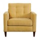 Sillon Individual marca Zuo modelo Savannah - dorado (amarillo crema) 100177 - Envío Gratuito