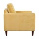 Sillon Individual marca Zuo modelo Savannah - dorado (amarillo crema) 100177 - Envío Gratuito