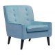 Sillon Individual marca Zuo modelo Coney - terciopelo Aqua (Azul claro) 100223 - Envío Gratuito