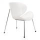 Silla ocasional marca Zuo modelo Match color blanco / 100102 - Envío Gratuito